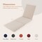 Outdoor Chaise Lounge Cushion Patio Furniture Folding Pad with Fixing Straps